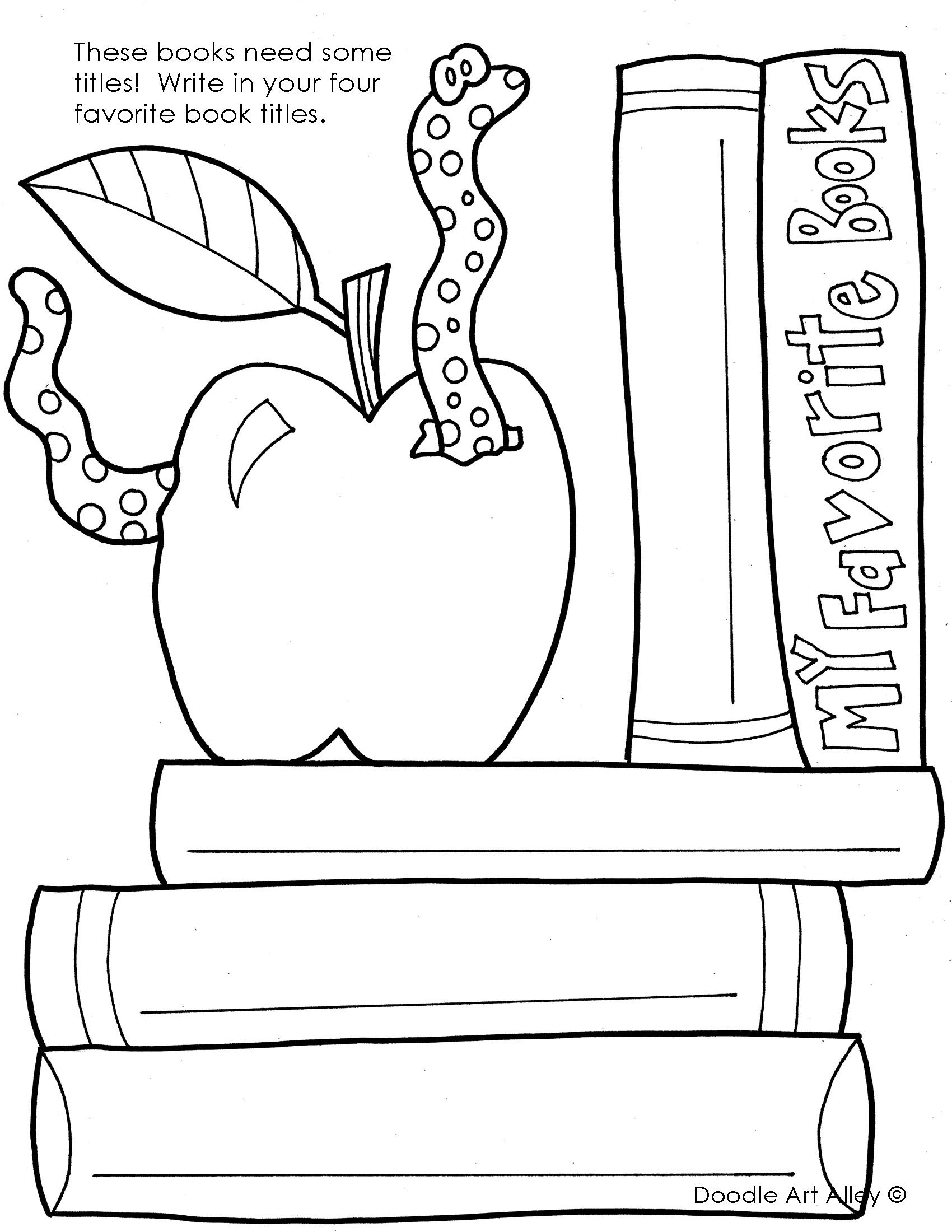 55 Coloring Pictures Of A Book 35