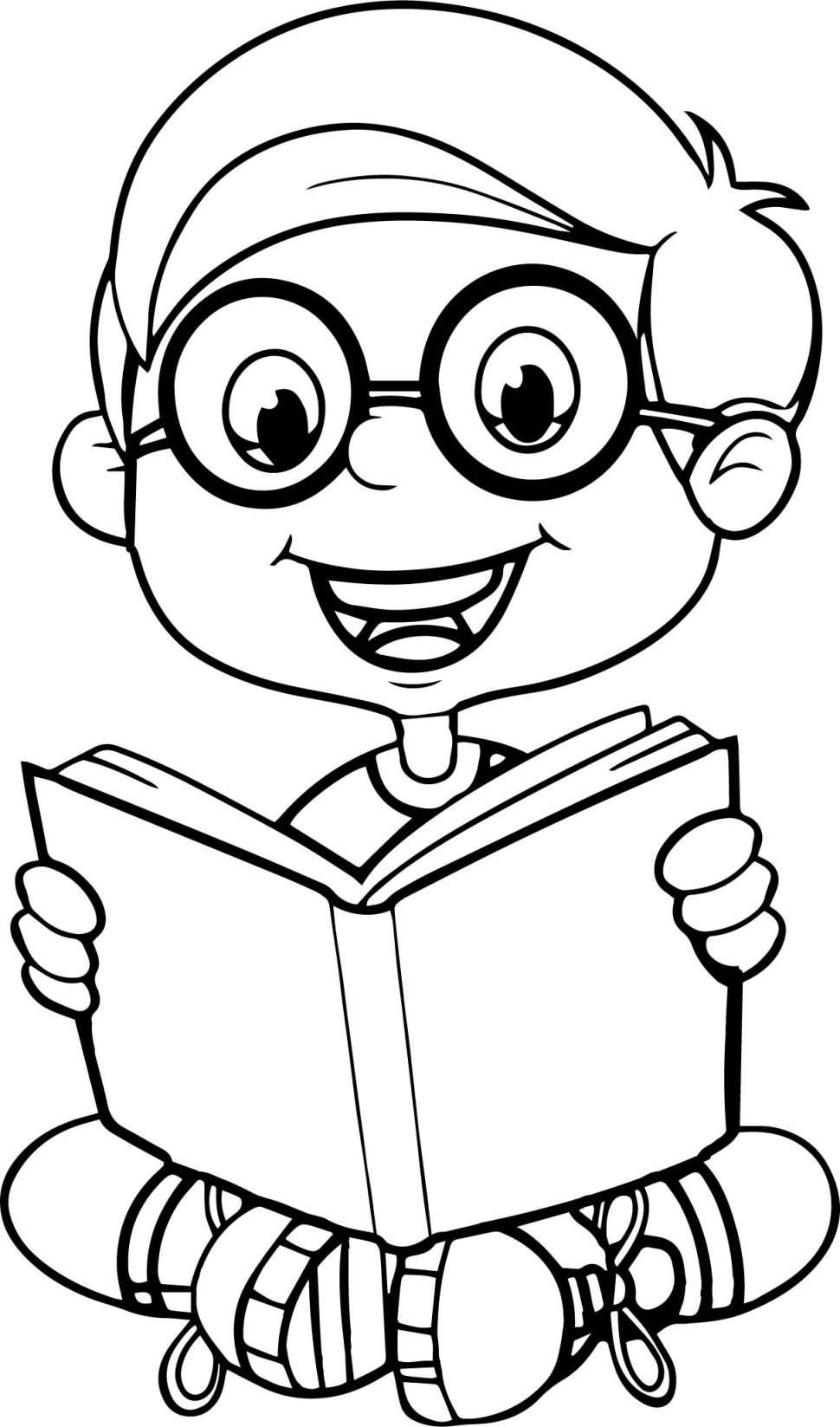 55 Coloring Pictures Of A Book 45