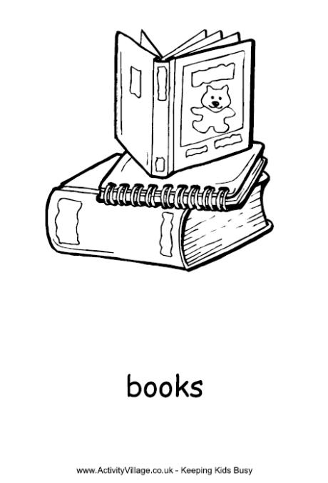 55 Coloring Pictures Of A Book 48