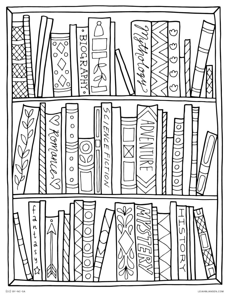 55 Coloring Pictures Of A Book 76