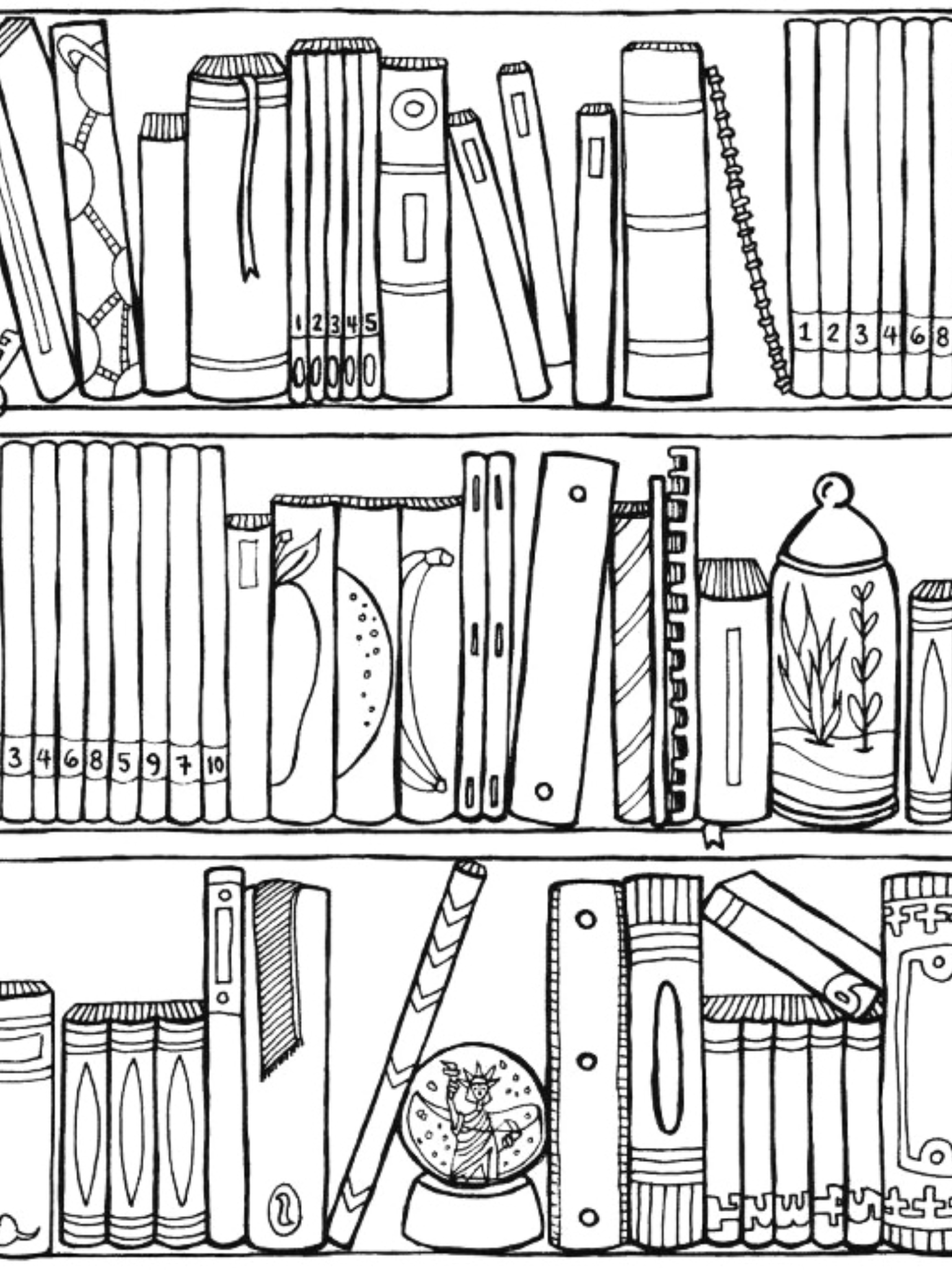 55 Coloring Pictures Of A Book 79