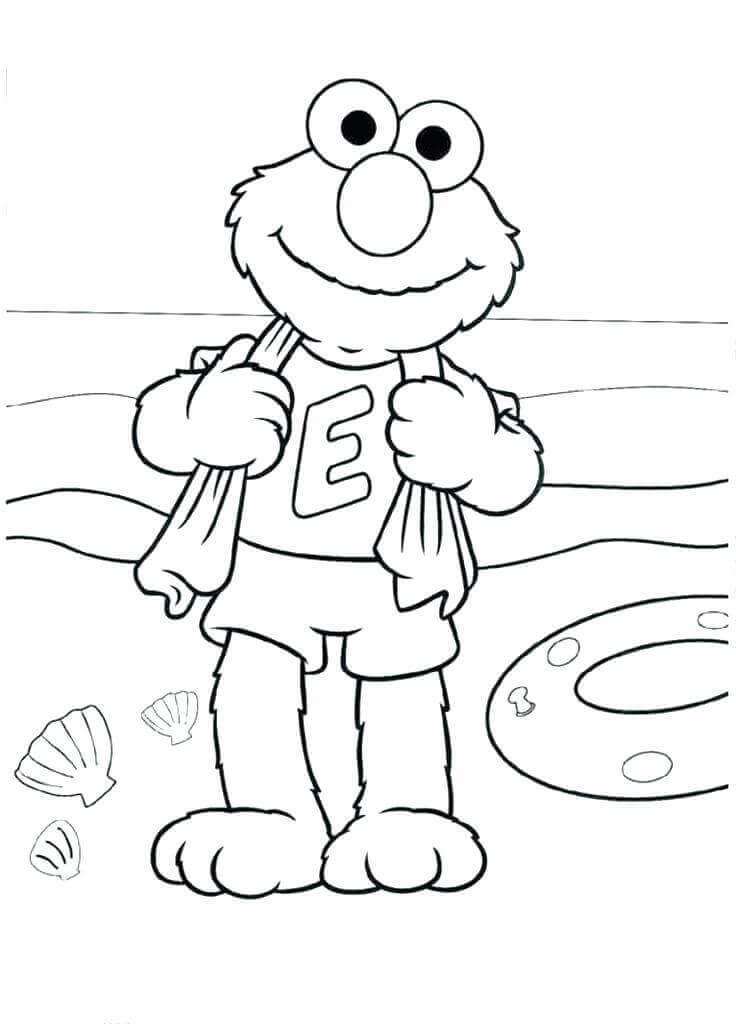 75 Beach Themed Coloring Pages 54