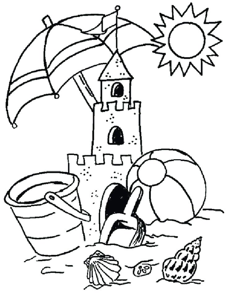 75 Beach Themed Coloring Pages 59