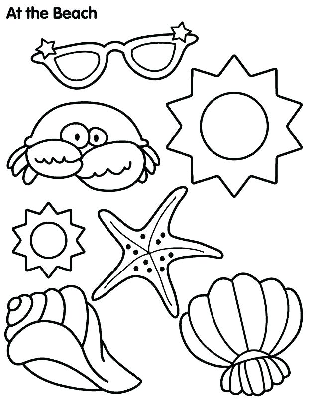 75 Beach Themed Coloring Pages 60