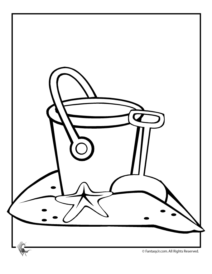 75 Beach Themed Coloring Pages 7