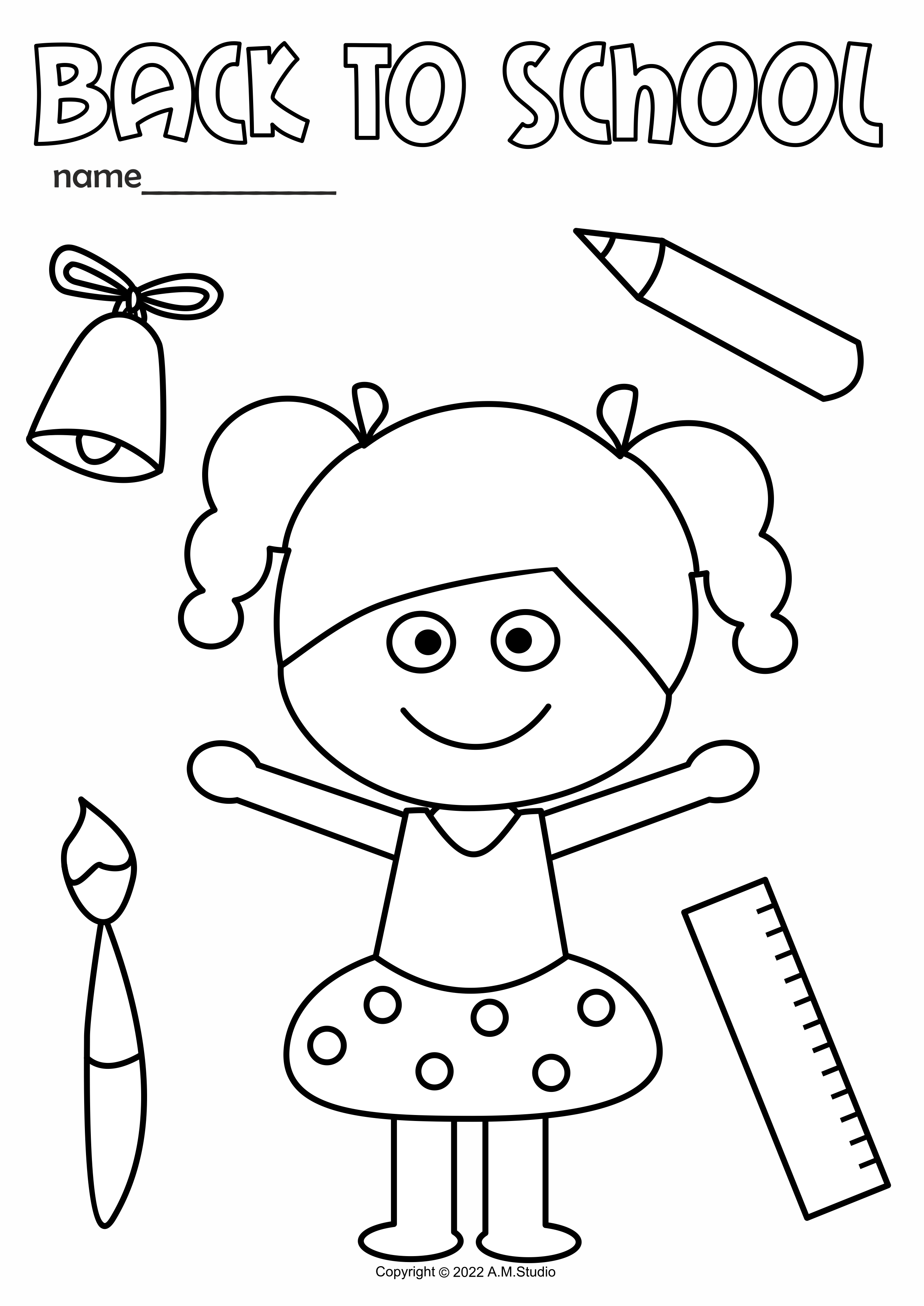 Coloring Pages Back To School 105