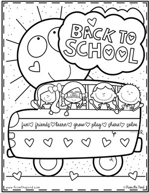 Coloring Pages Back To School 11