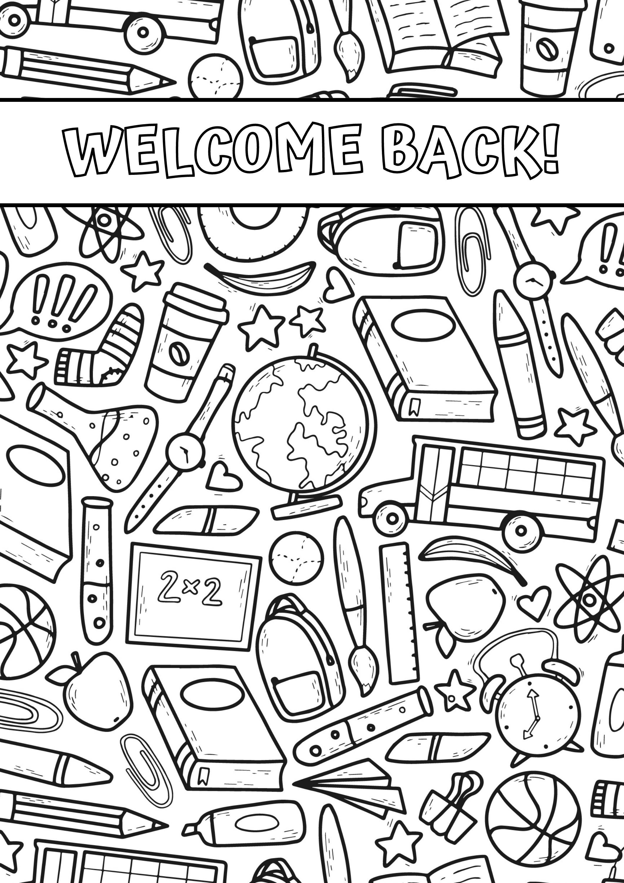 Coloring Pages Back To School 112