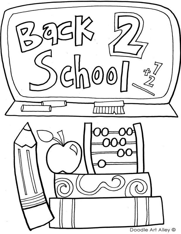 Coloring Pages Back To School 116