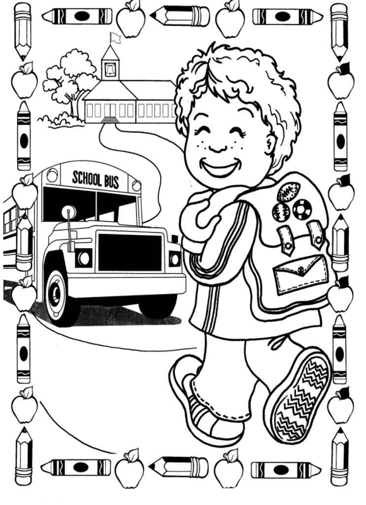 Coloring Pages Back To School 117