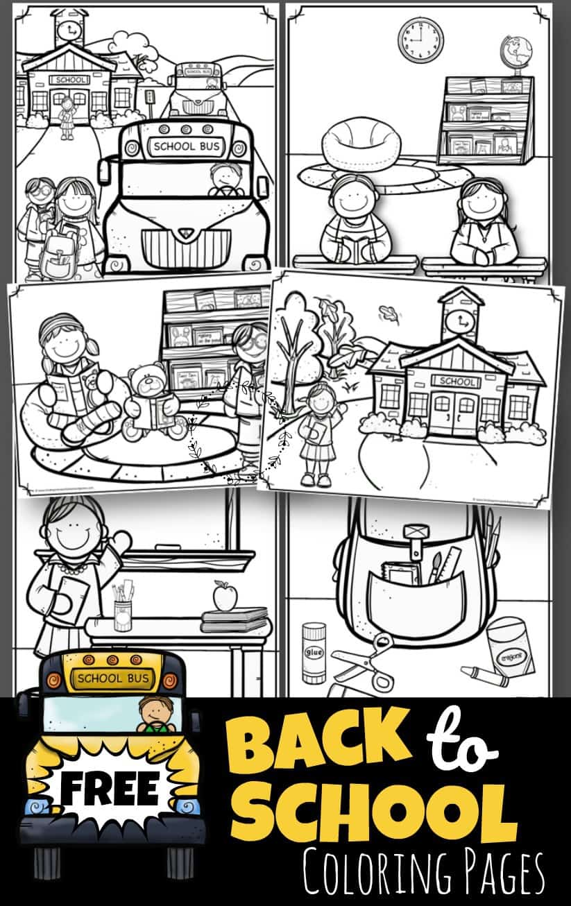 Coloring Pages Back To School 118