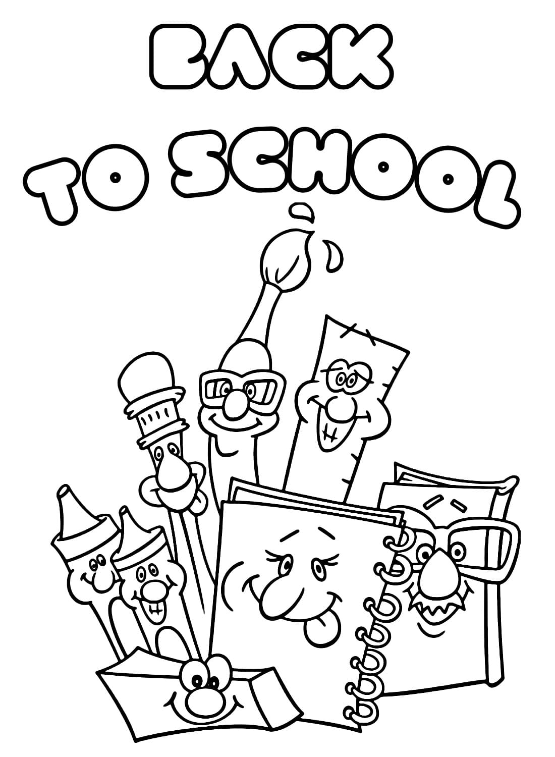 Coloring Pages Back To School 119