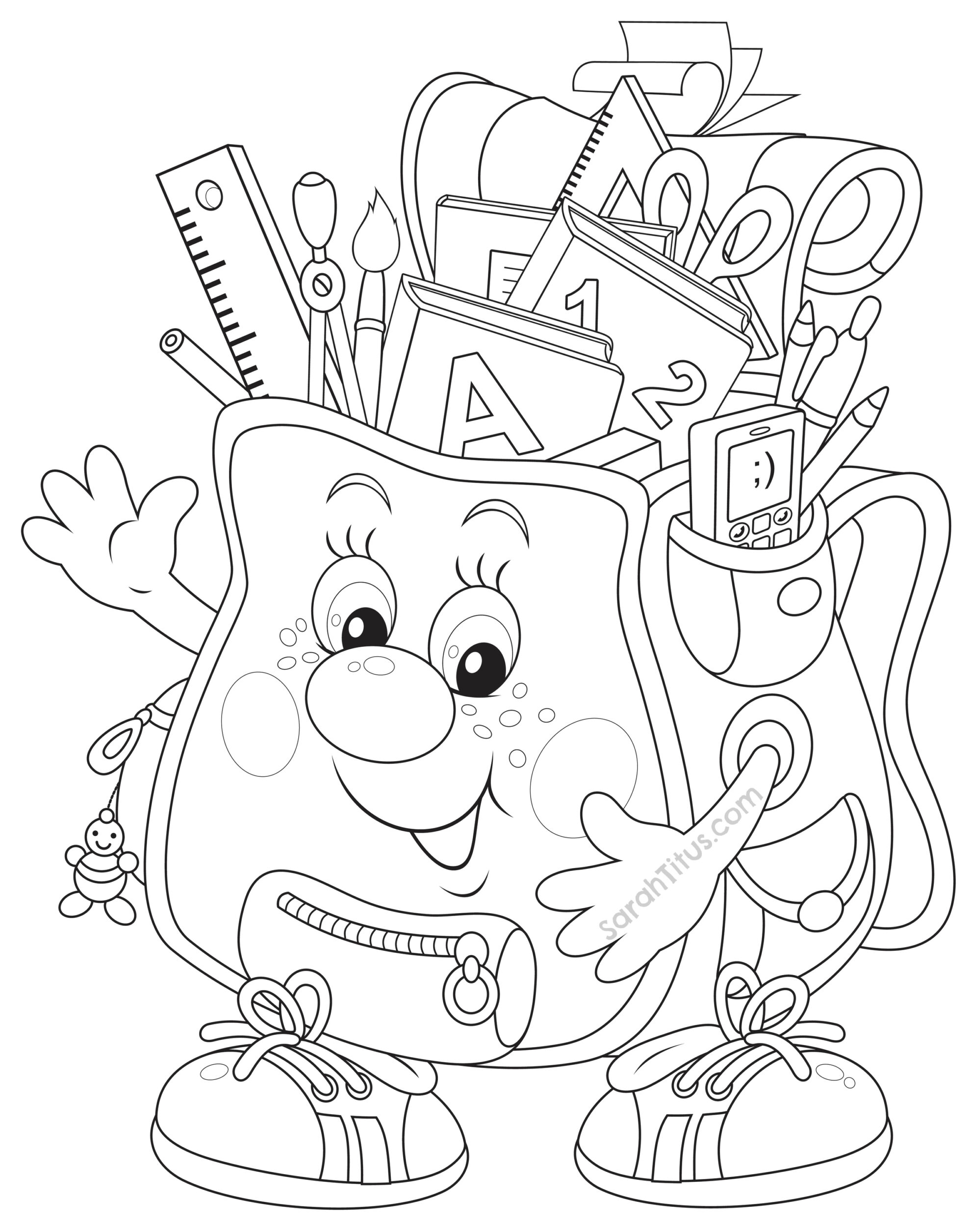 Coloring Pages Back To School 122