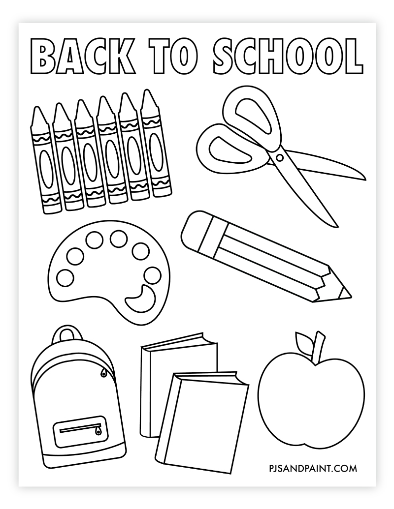 Coloring Pages Back To School 124