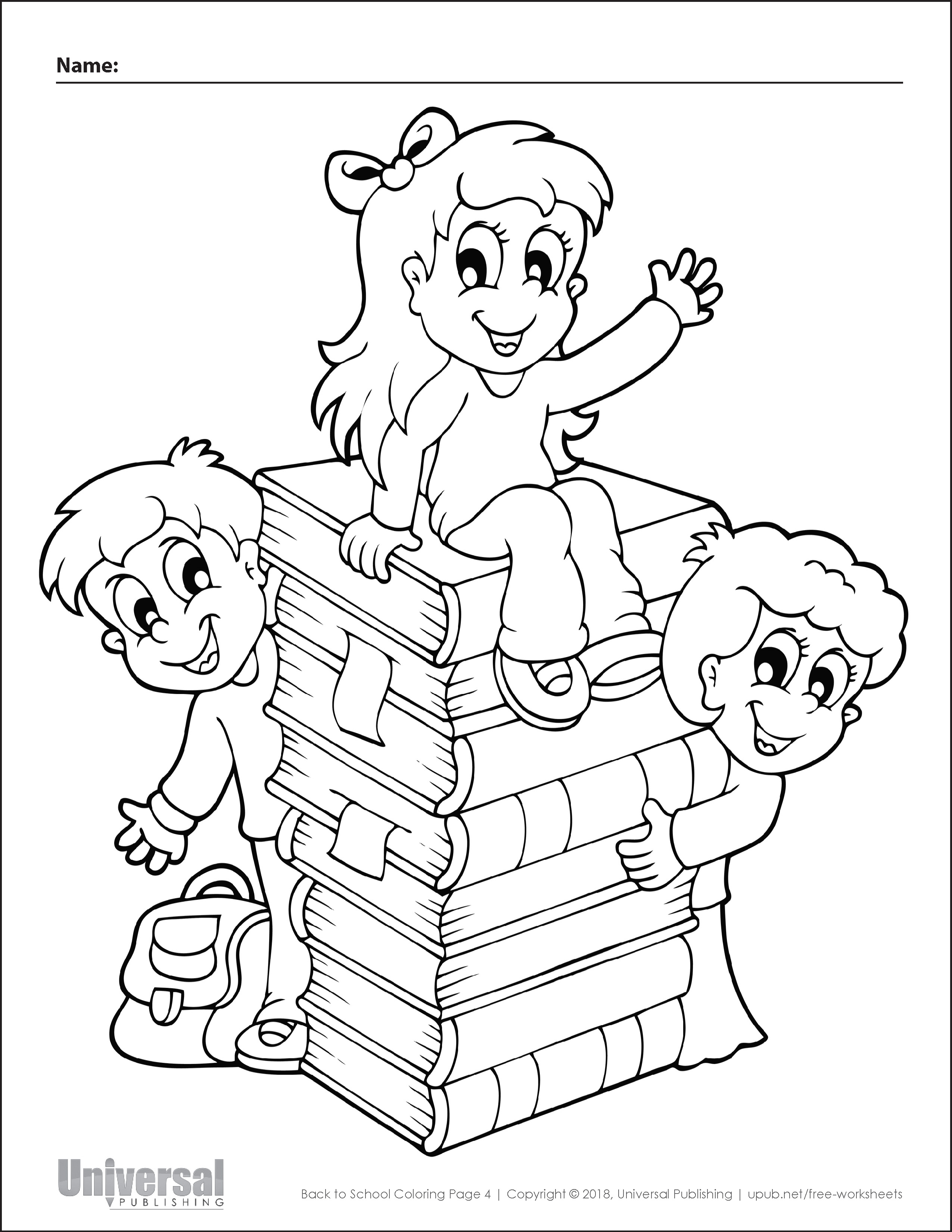 Coloring Pages Back To School 127