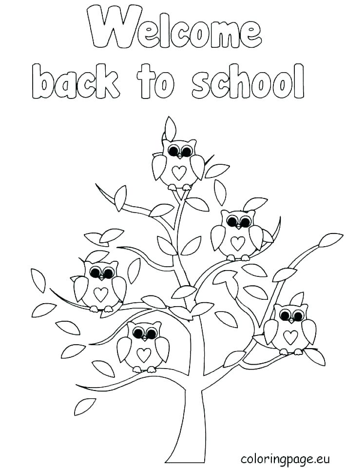 Coloring Pages Back To School 130