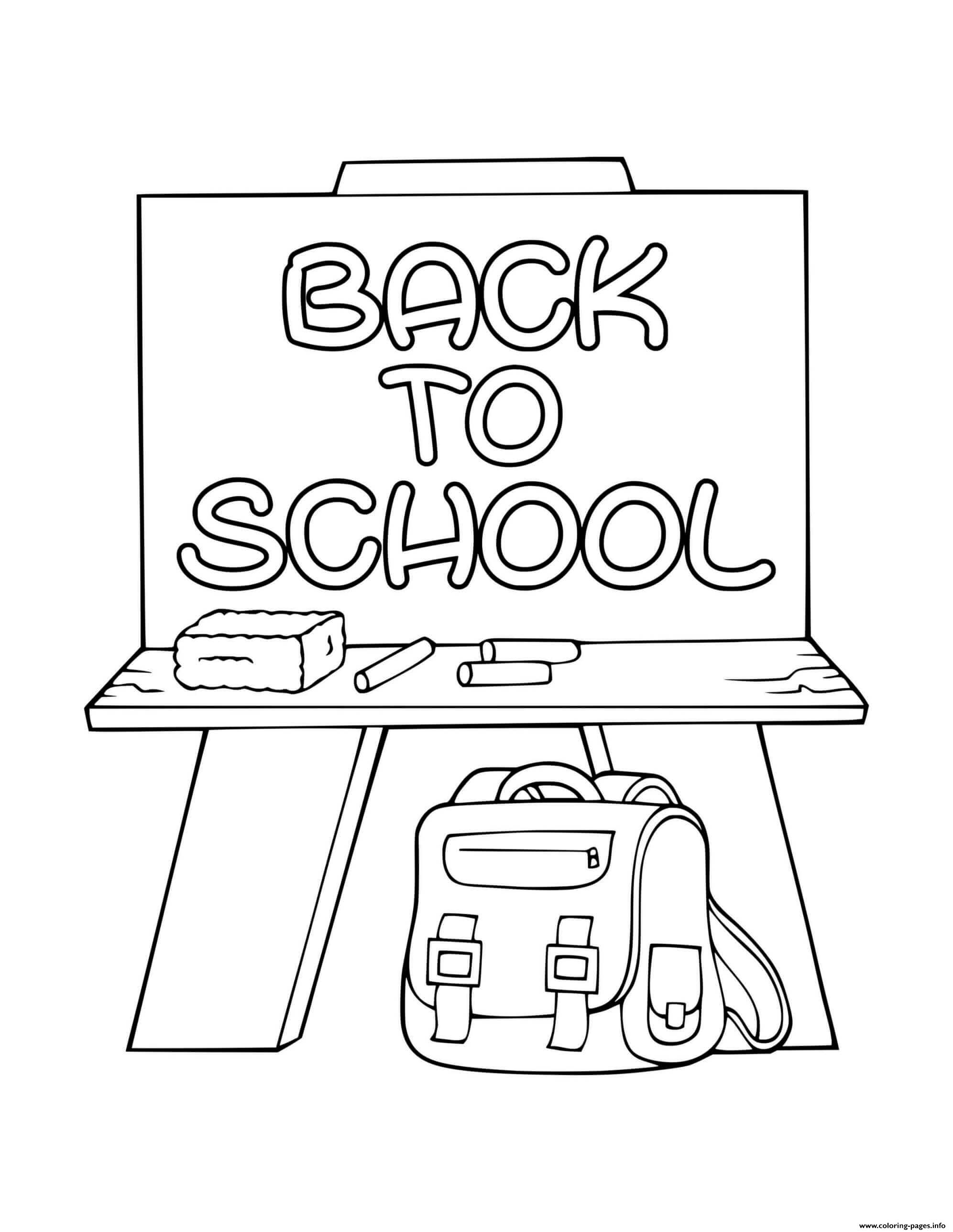 Coloring Pages Back To School 146