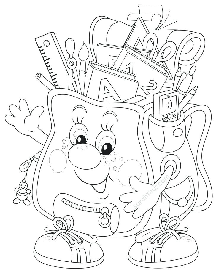 Coloring Pages Back To School 152