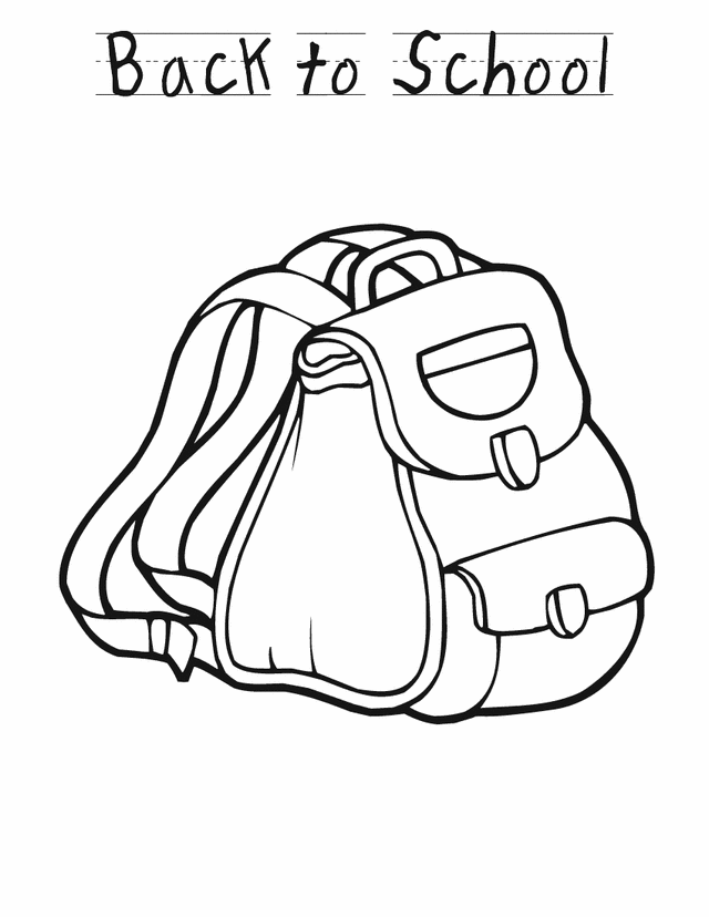 Coloring Pages Back To School 154