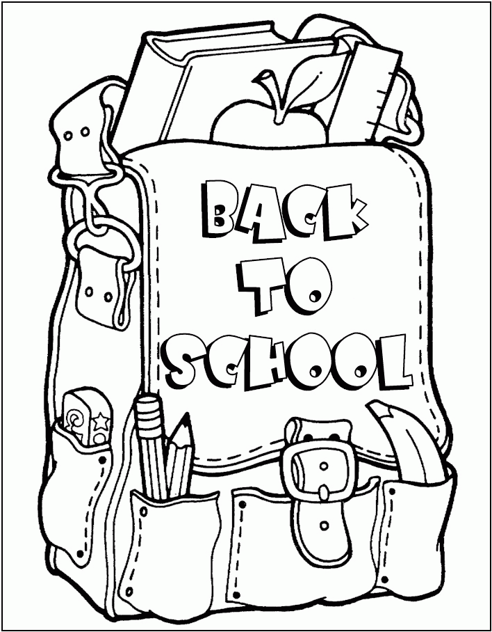 Coloring Pages Back To School 164