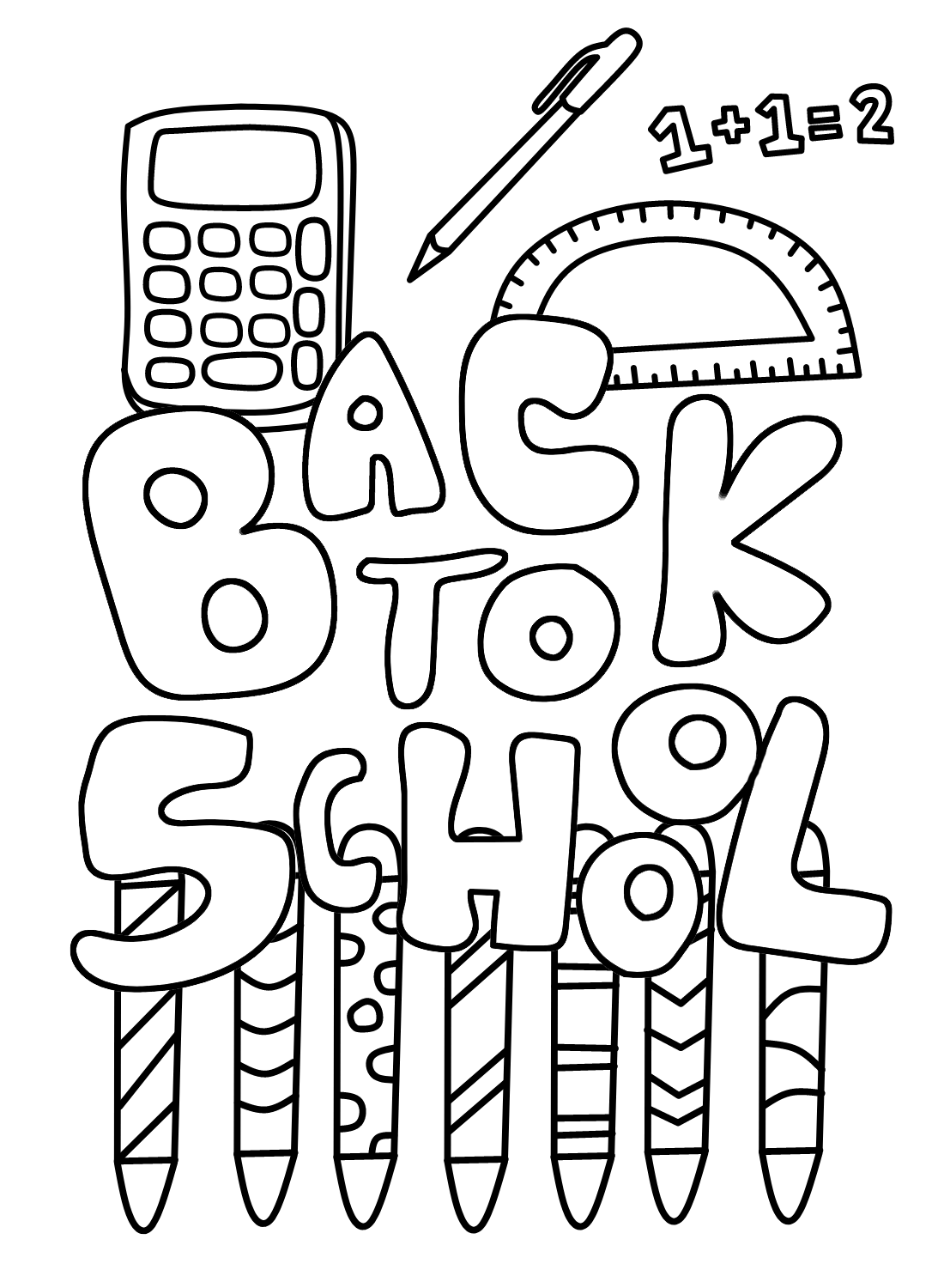 Coloring Pages Back To School 171