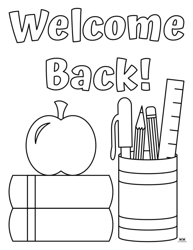 Coloring Pages Back To School 175