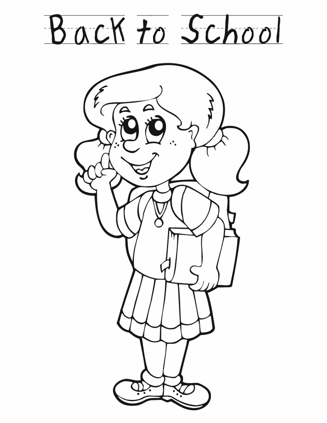 Coloring Pages Back To School 177