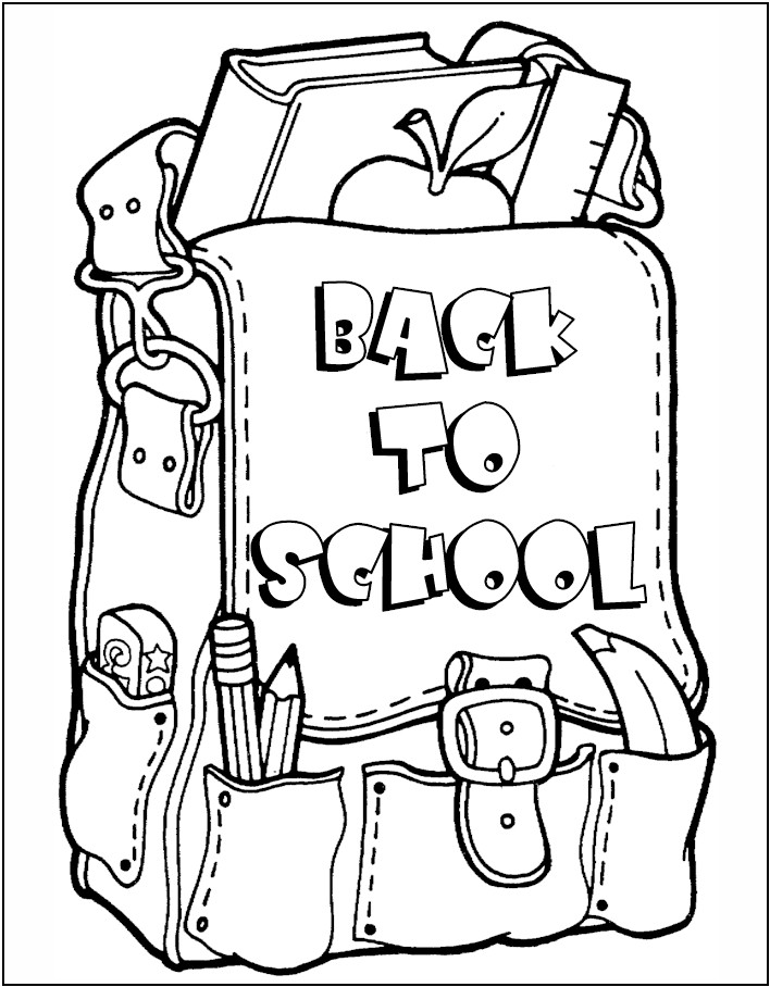 Coloring Pages Back To School 178