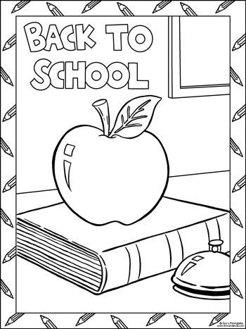 Coloring Pages Back To School 188