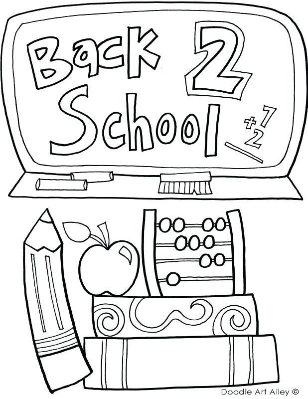 Coloring Pages Back To School 199