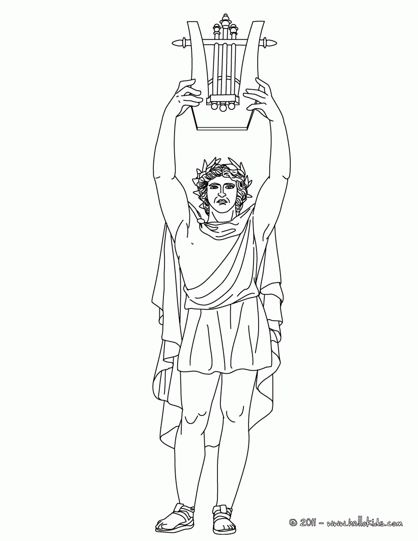 Coloring Pages Of Greek Gods 11