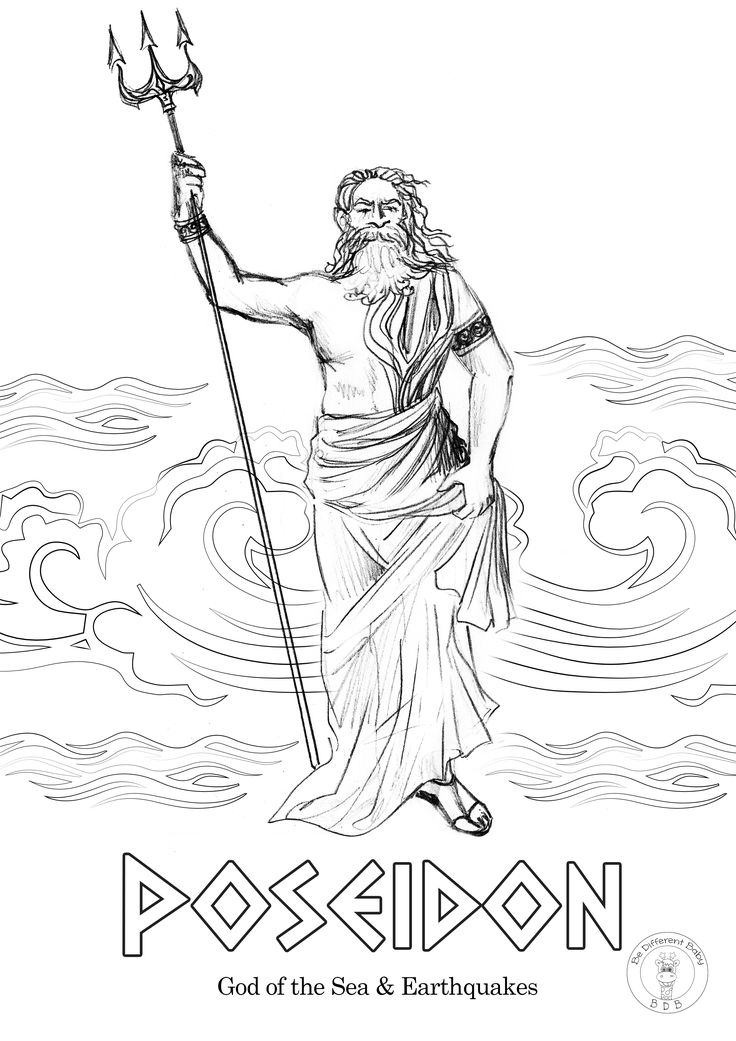 Coloring Pages Of Greek Gods 14