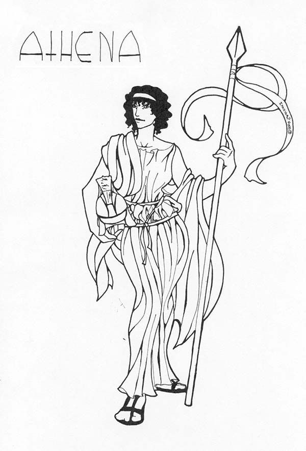 Coloring Pages Of Greek Gods 32