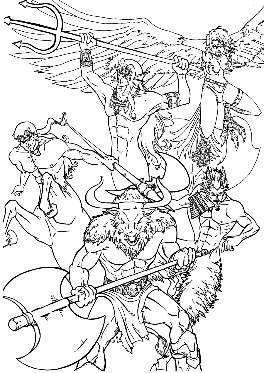 Coloring Pages Of Greek Gods 39