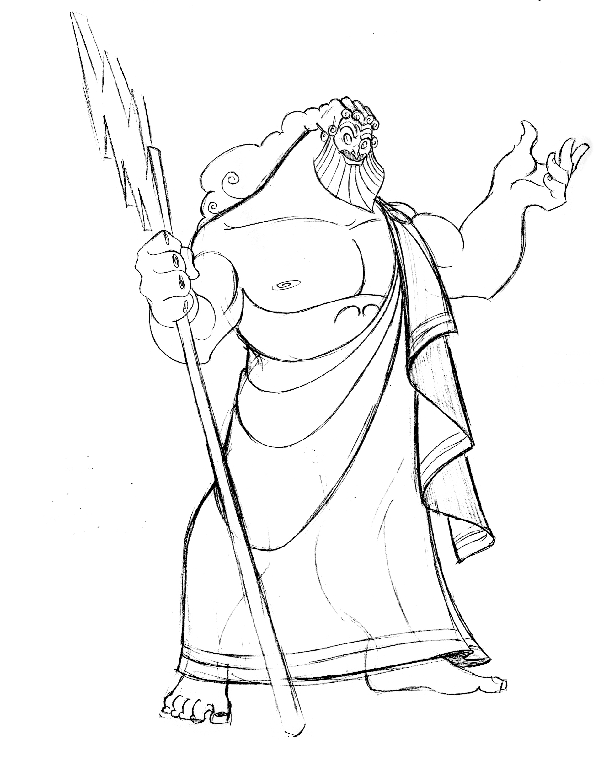 Coloring Pages Of Greek Gods 4