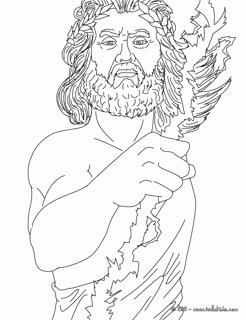 Coloring Pages Of Greek Gods 41