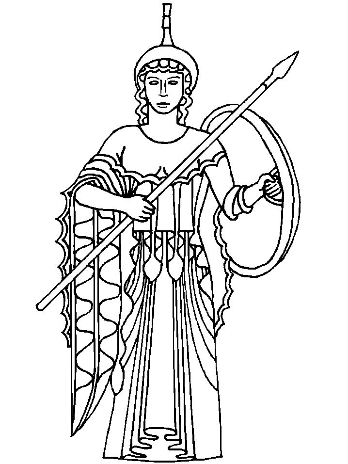 Coloring Pages Of Greek Gods 42