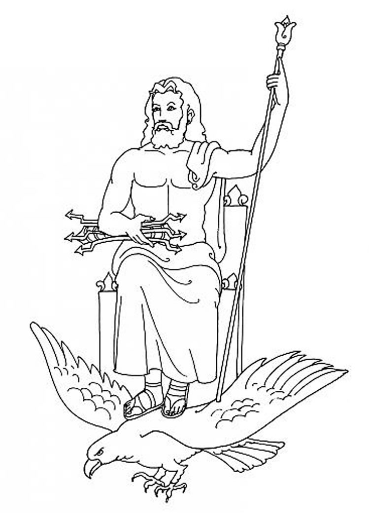 Coloring Pages Of Greek Gods 45