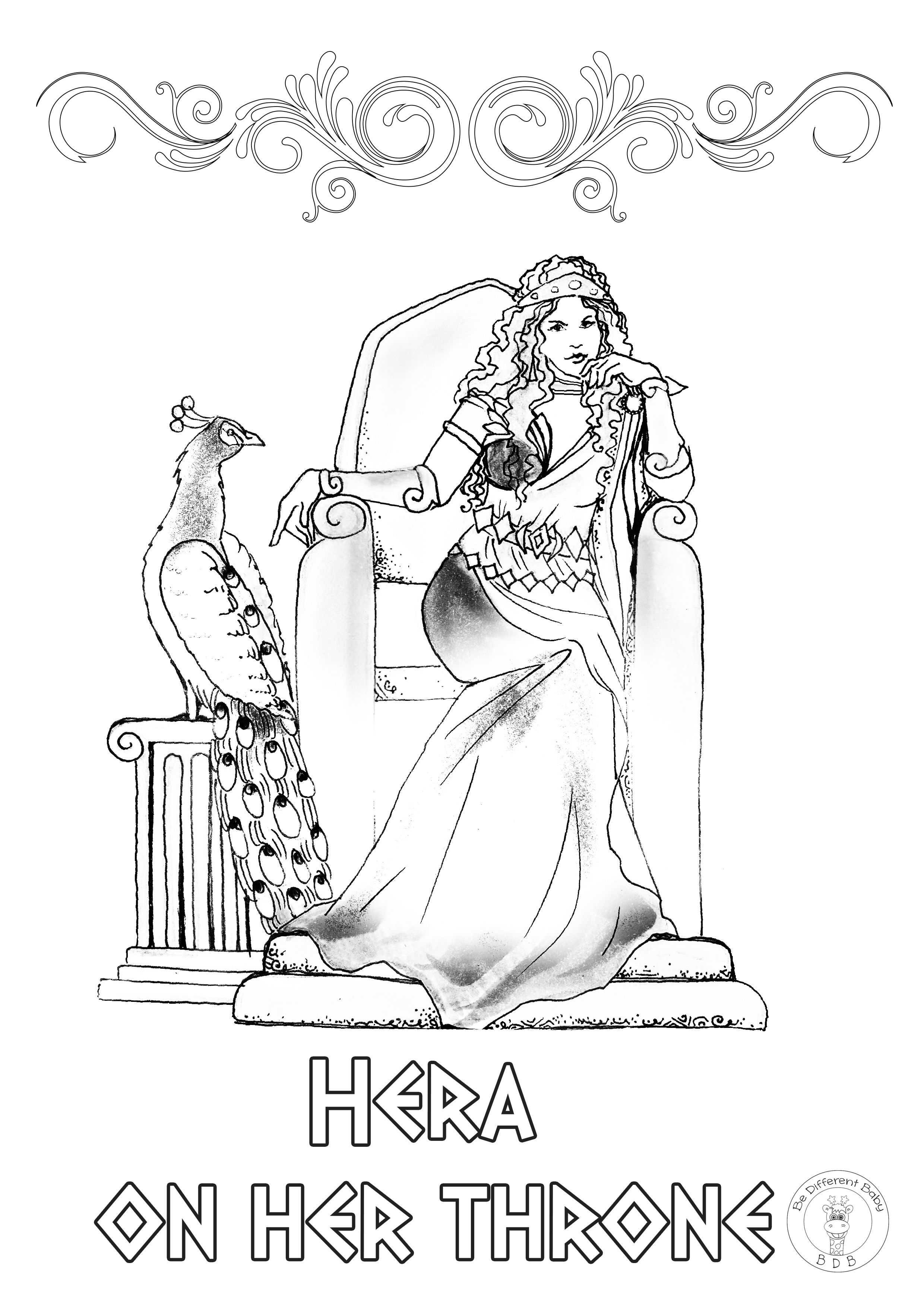 Coloring Pages Of Greek Gods 5