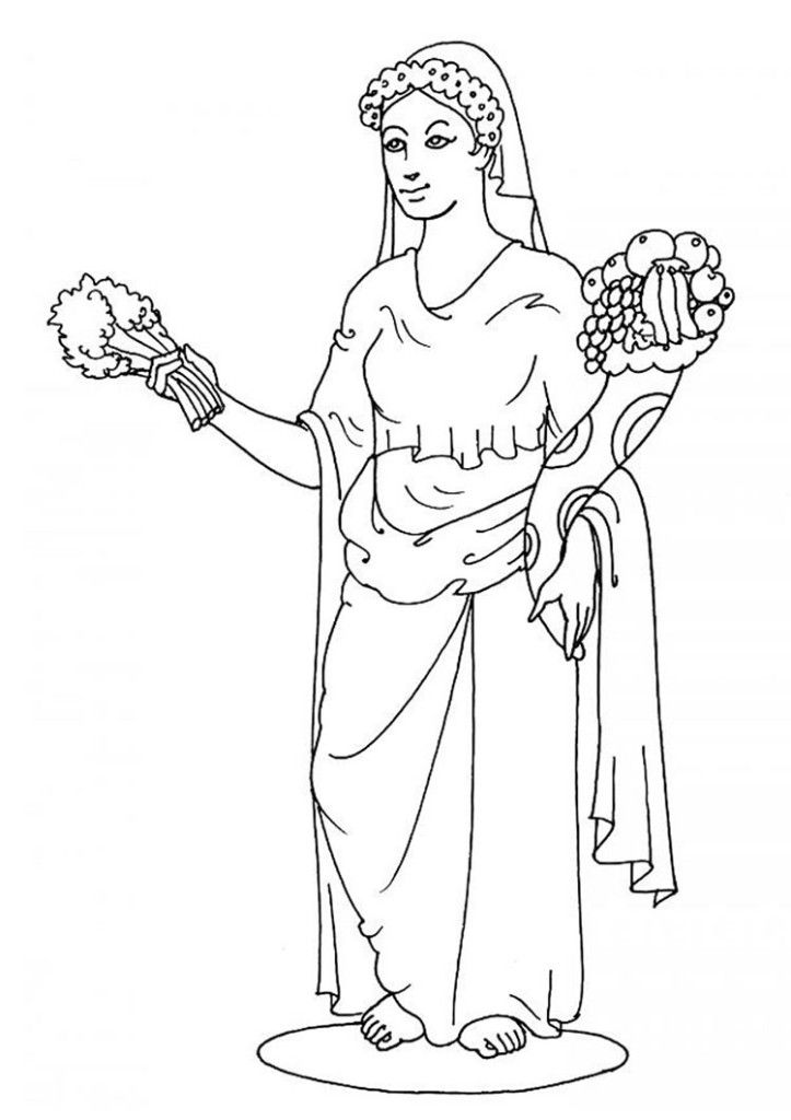 Coloring Pages Of Greek Gods 50