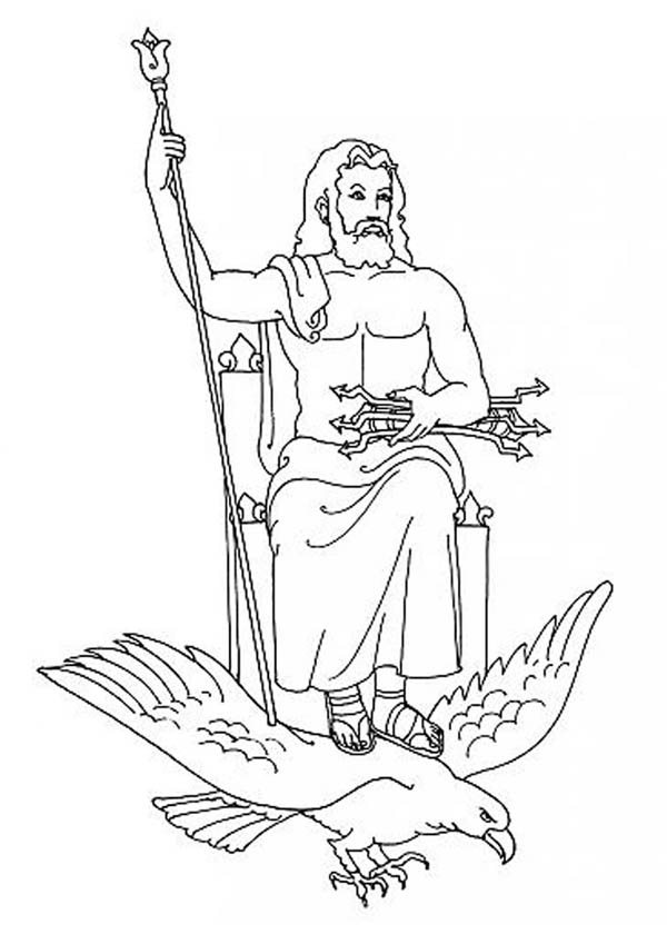 Coloring Pages Of Greek Gods 6