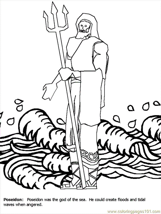 Coloring Pages Of Greek Gods 63