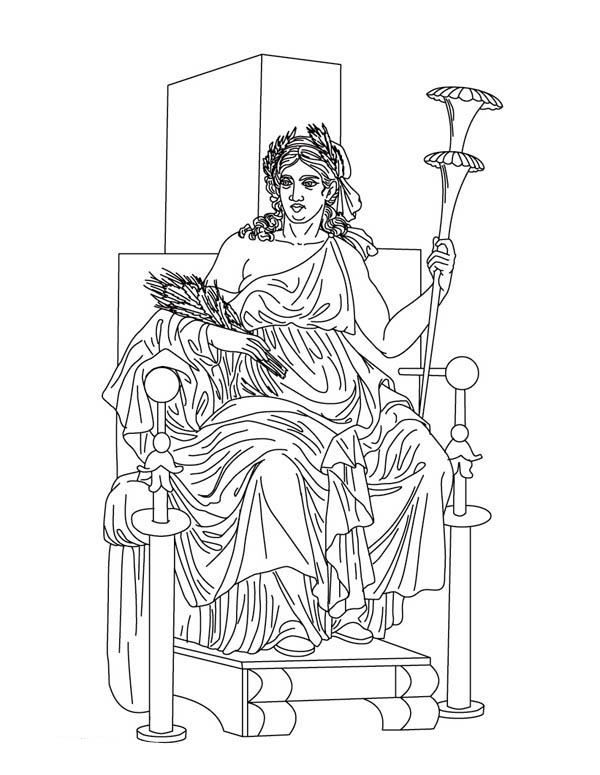 Coloring Pages Of Greek Gods 67