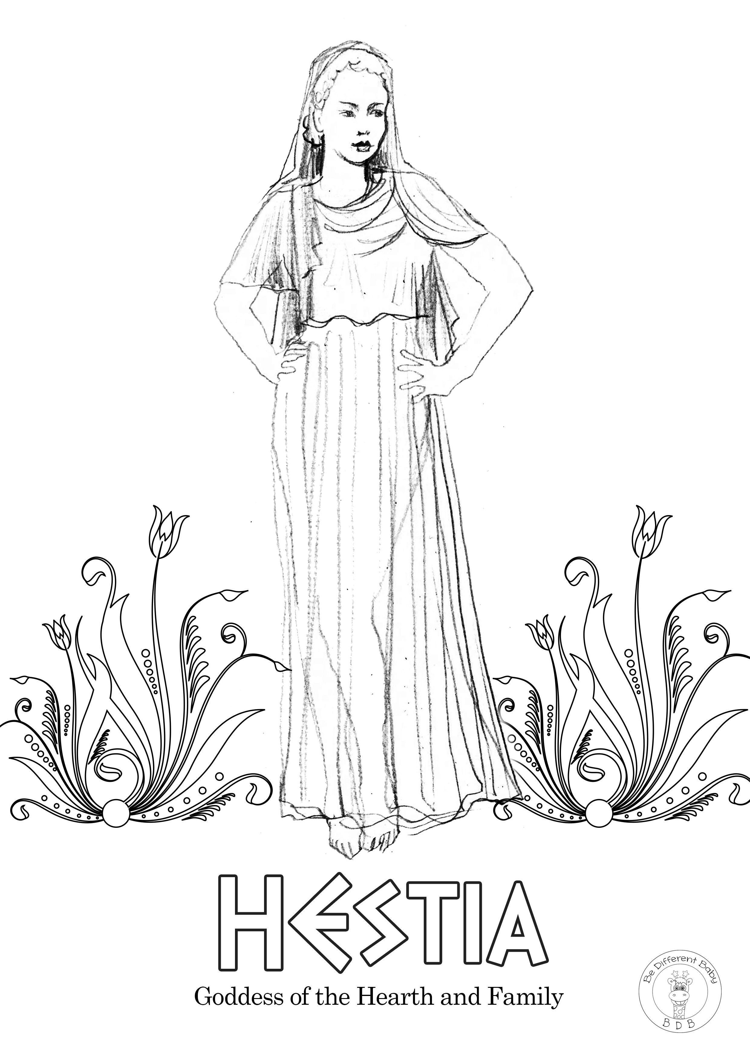 Coloring Pages Of Greek Gods 69