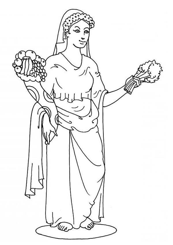 Coloring Pages Of Greek Gods 76