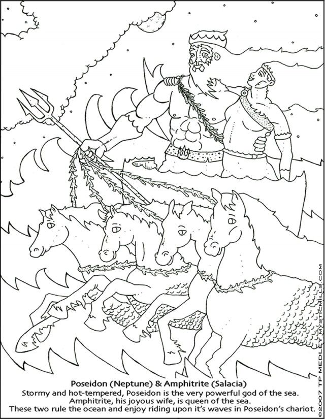 Coloring Pages Of Greek Gods 78