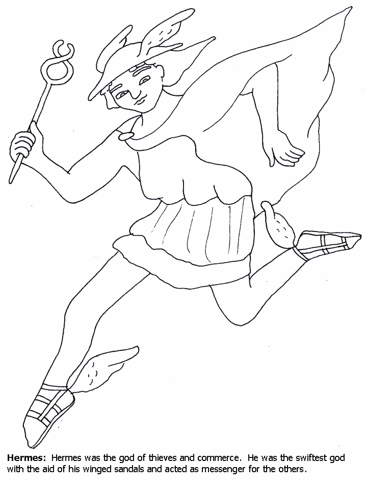 Coloring Pages Of Greek Gods 79