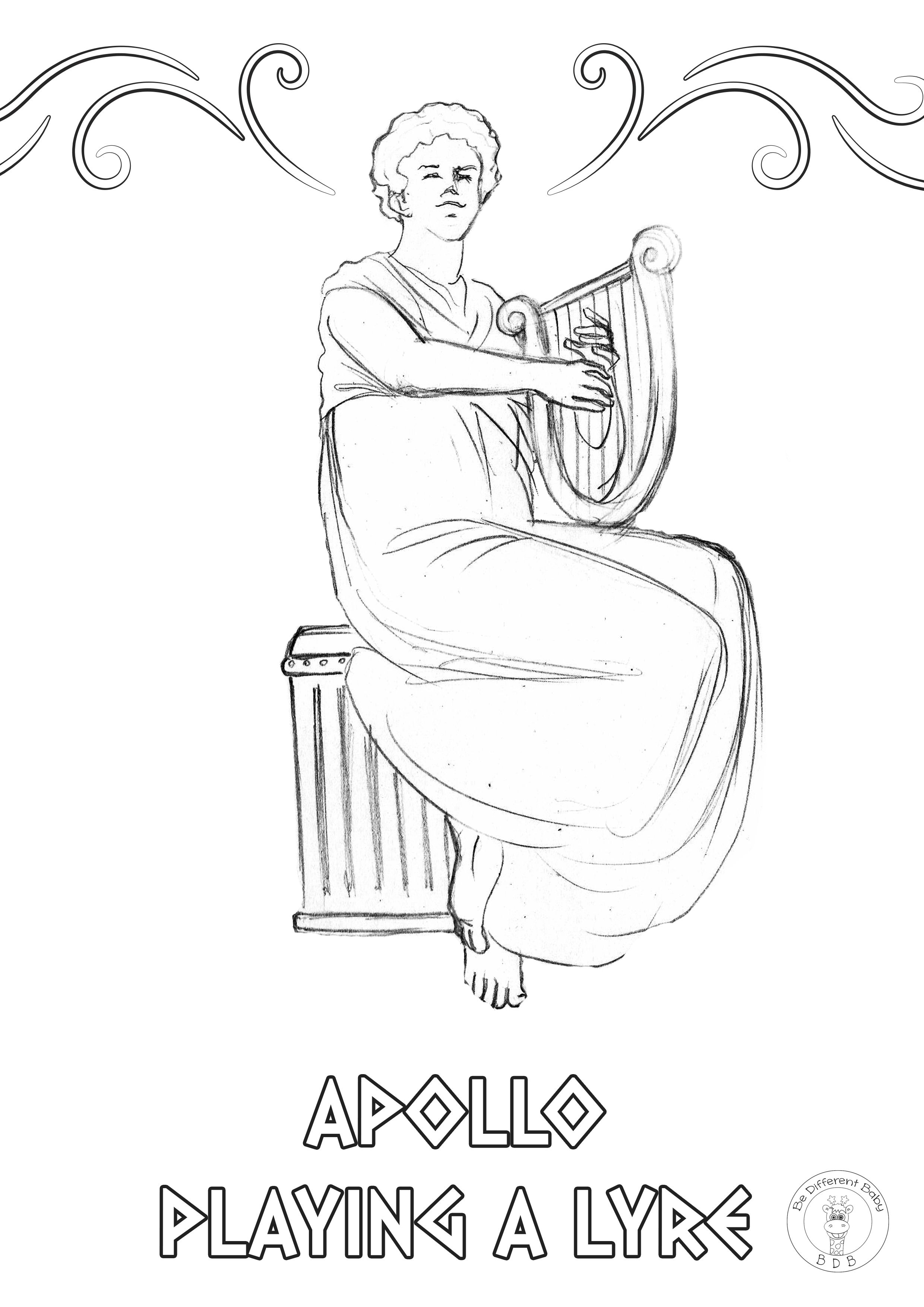 Coloring Pages Of Greek Gods 86