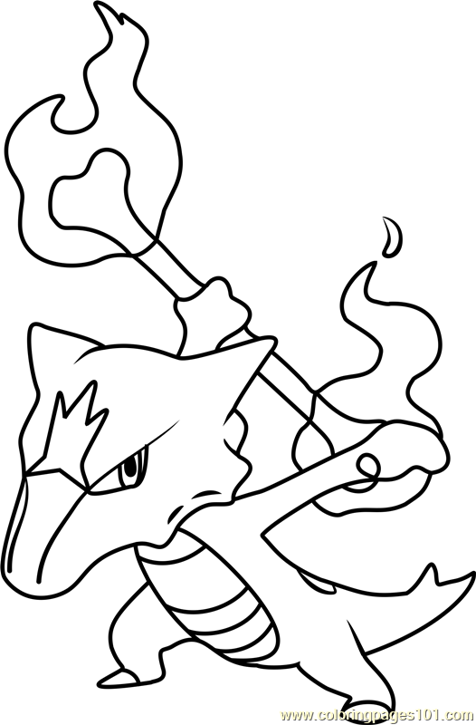 Cubone Coloring Page 18