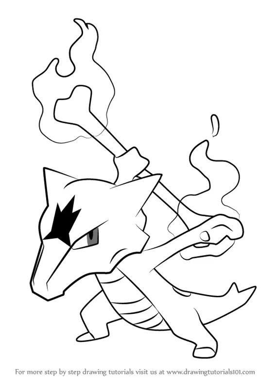 Cubone Coloring Page 29